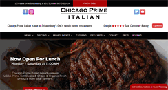 Desktop Screenshot of chicagoprimeitalian.com